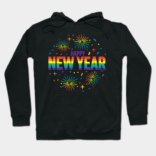 Happy New Year LGBTQ design Hoodie